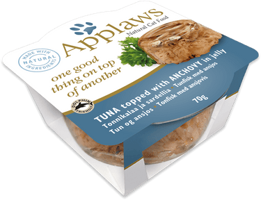 Applaws Tuna Topped with Anchovy in Jelly Adult Wet Cat Food 70g Layer - 70G
